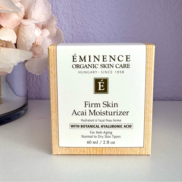 New! EMINENCE Organic Firm Skin Açaí Moisturizer 60ml/2oz Anti-Aging